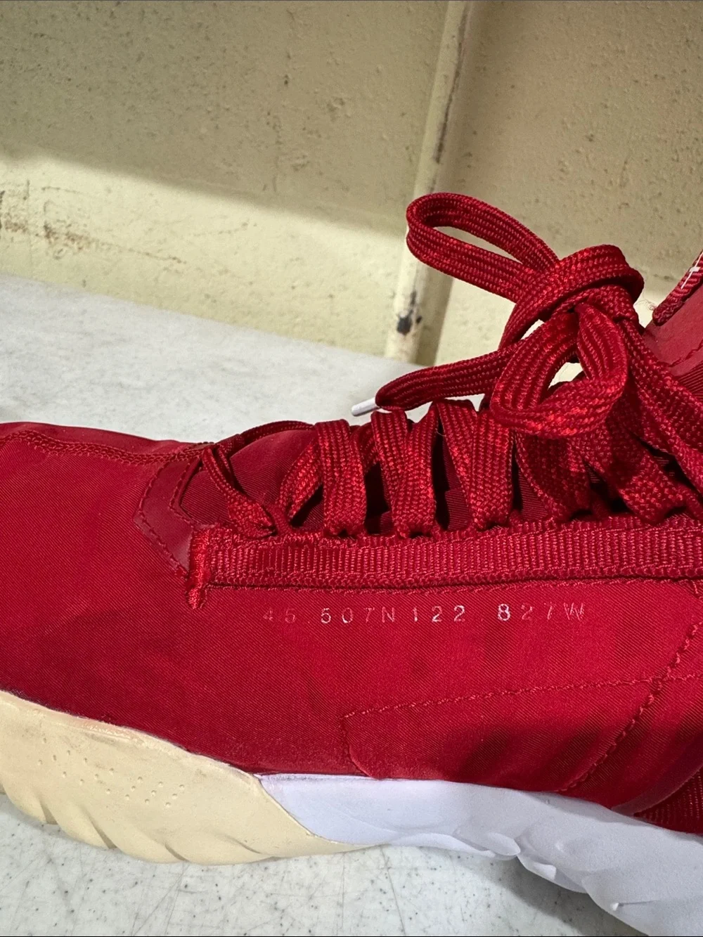 Jordan Jumpman React Men's Deep Red High-Top Sneakers with Cream Soles